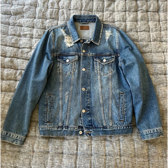 ASOS Other - ASOS mens distressed denim jacket